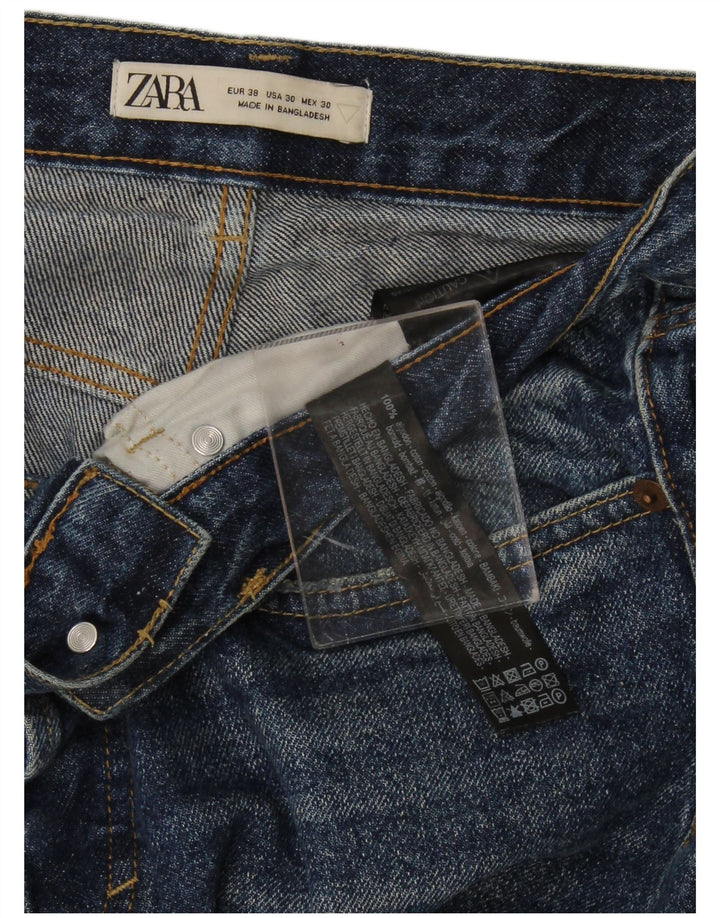 Zara Womens Slim Jeans EU 38 Small W30 L26 Blue Cotton