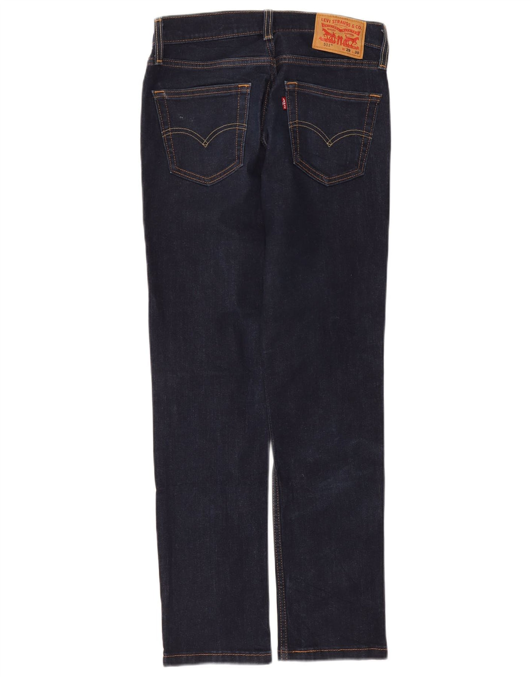LEVI'S Womens 511 Slim Jeans  W29 L30 Navy Blue Cotton