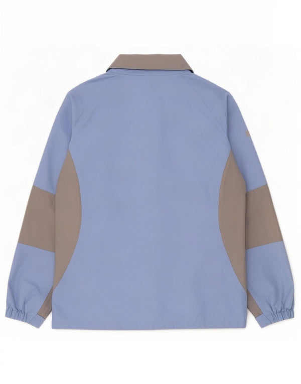 Columbia Womens Interchange Rain Jacket UK 14 Large Blue Colourblock