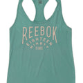 Reebok Womens Graphic Vest Top UK 12/14 Medium Turquoise