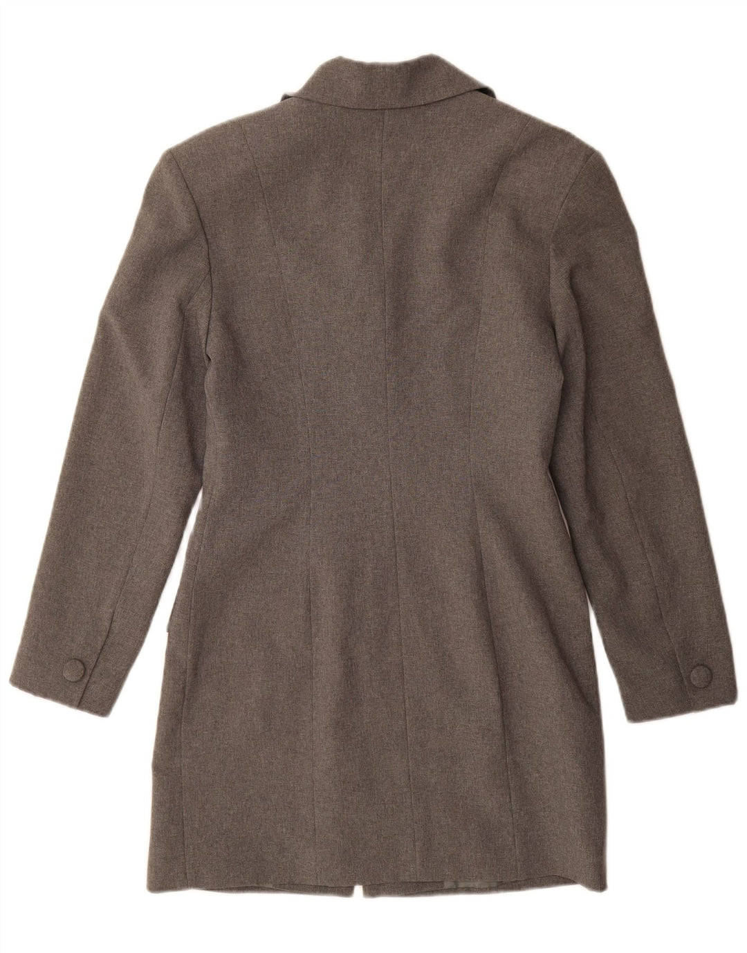 Vintage Womens Overcoat IT 42 Medium Grey