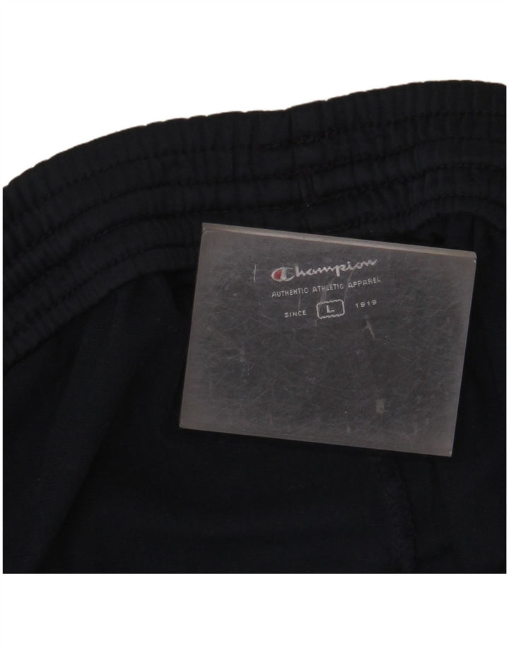 CHAMPION Mens Tracksuit Trousers Large  Navy Blue