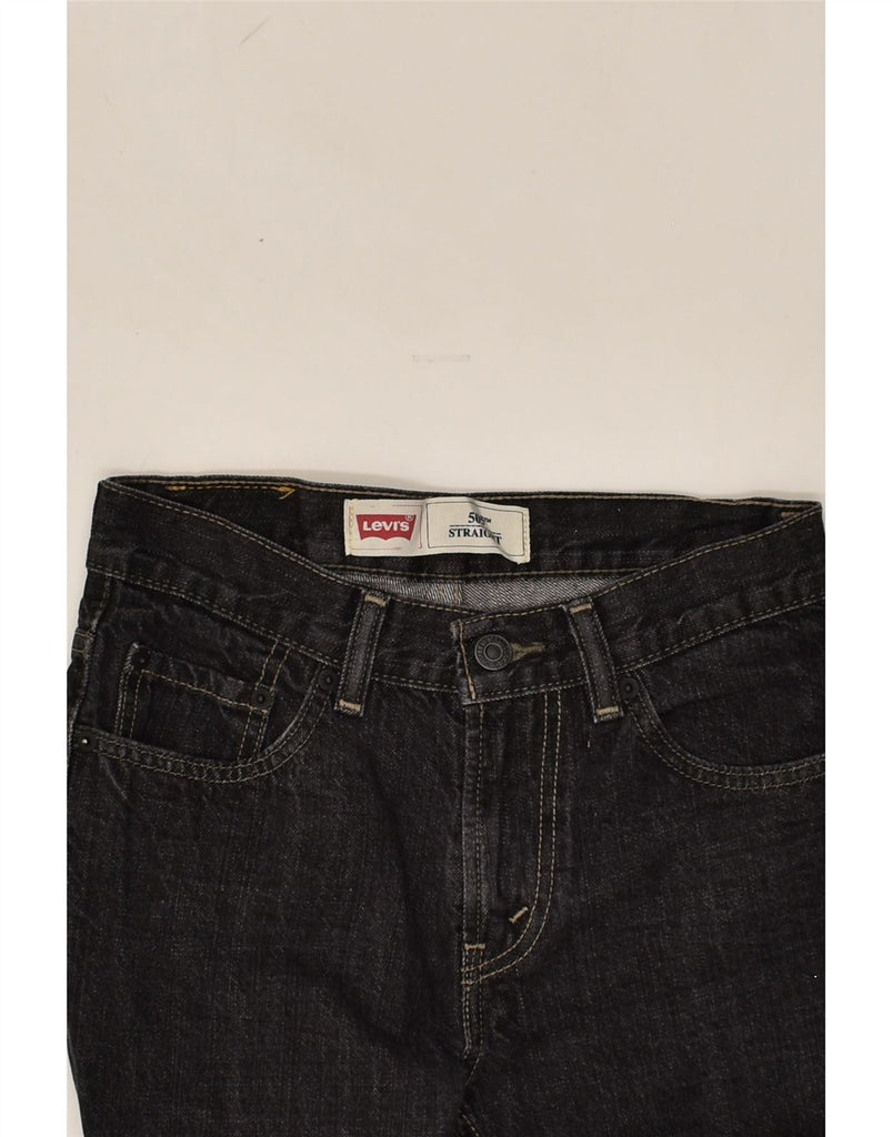 LEVI'S Boys 505 Straight Jeans 11-12 Years W26 L20 Grey Cotton | Vintage Levi's | Thrift | Second-Hand Levi's | Used Clothing | Messina Hembry 