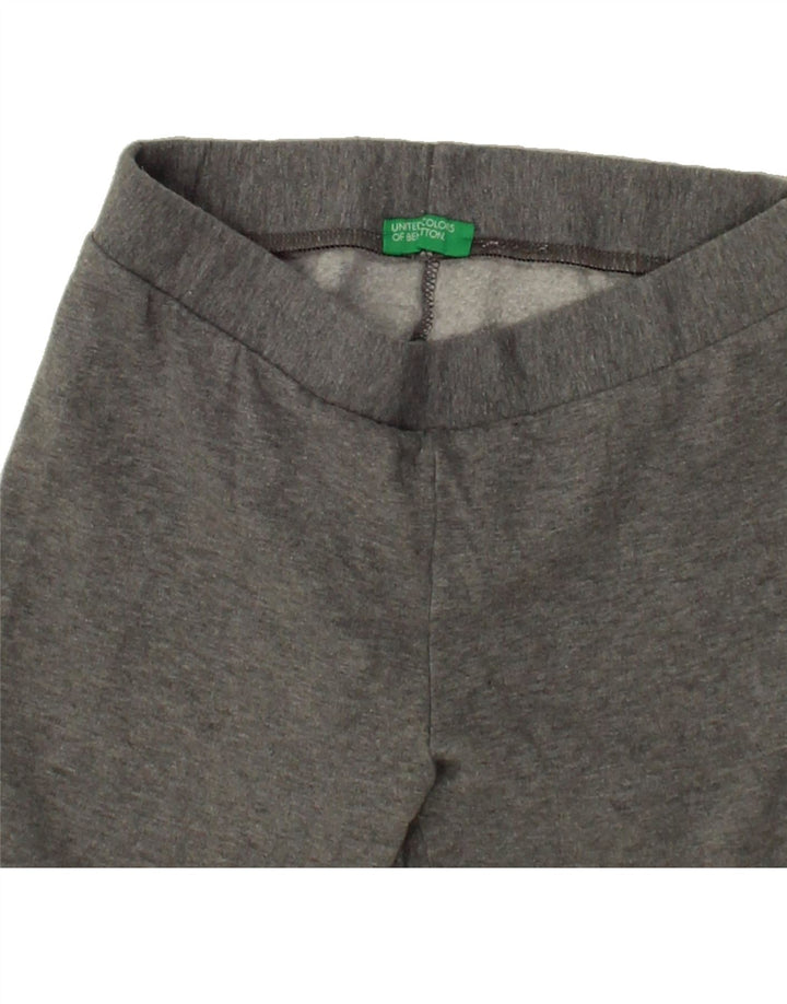 BENETTON Girls Leggings 6-7 Years  Grey Vintage Benetton and Second-Hand Benetton from Messina Hembry 