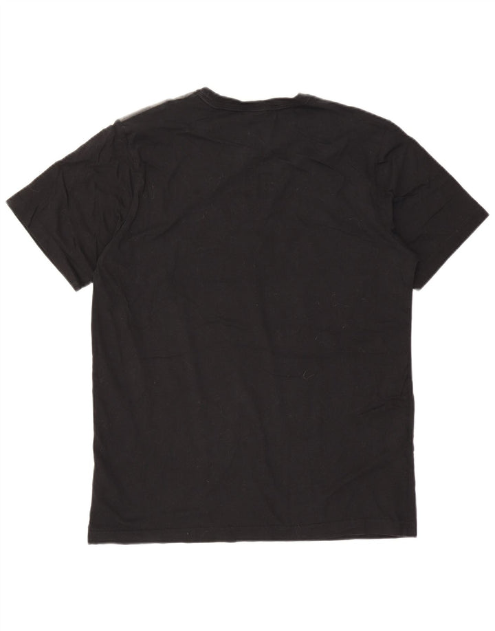 Nike Mens T-Shirt Top Large Black Colourblock Cotton