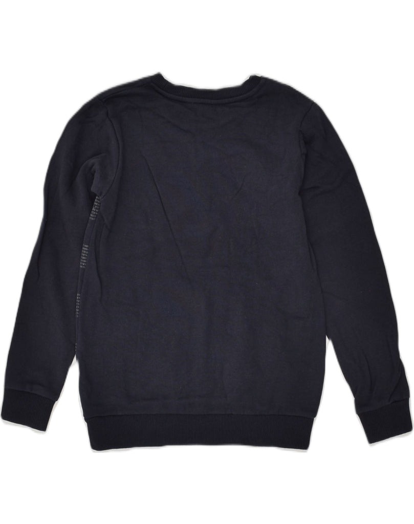 ESPRIT Boys Graphic Crew Neck Jumper Sweater 9-10 Years Small Navy Blue | Vintage Esprit | Thrift | Second-Hand Esprit | Used Clothing | Messina Hembry 