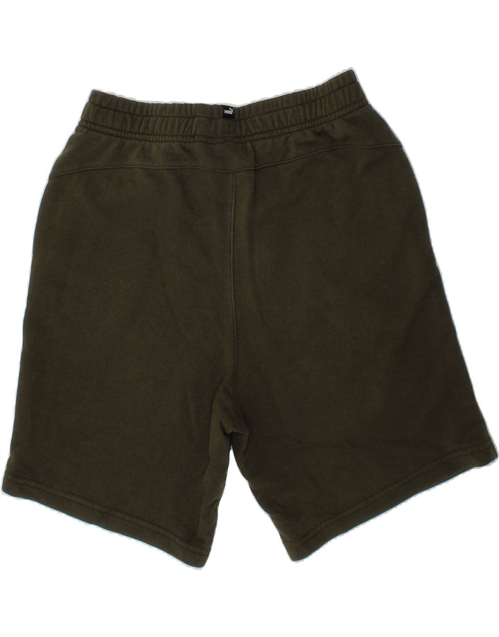 PUMA Boys Sport Shorts 15-16 Years  Khaki Cotton Vintage Puma and Second-Hand Puma from Messina Hembry 