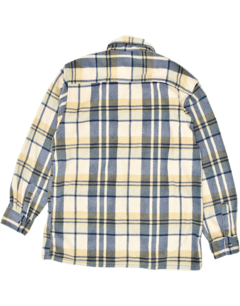 EXTREME Mens Overshirt Flannel Shirt XL Yellow Check Polyester | Vintage Extreme | Thrift | Second-Hand Extreme | Used Clothing | Messina Hembry 