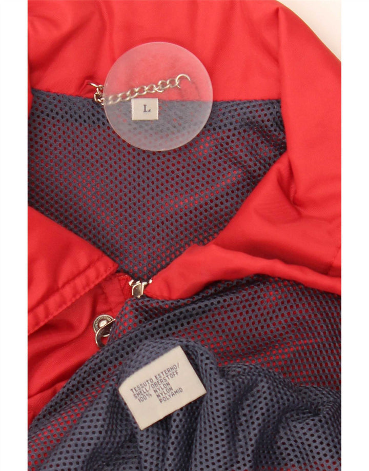 Vintage Mens Utility Jacket UK 40 Large Red Nylon