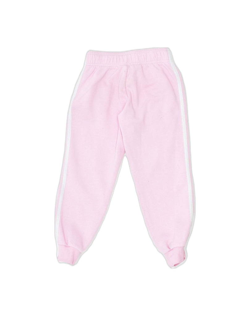 ADIDAS Girls Tracksuit Trousers Joggers 5-6 Years Pink Cotton | Vintage | Thrift | Second-Hand | Used Clothing | Messina Hembry 