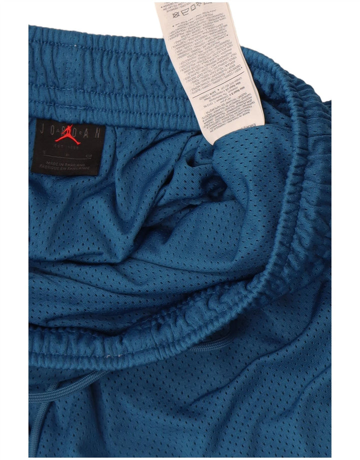Jordan Mens Graphic Sport Shorts Small  Blue Polyester