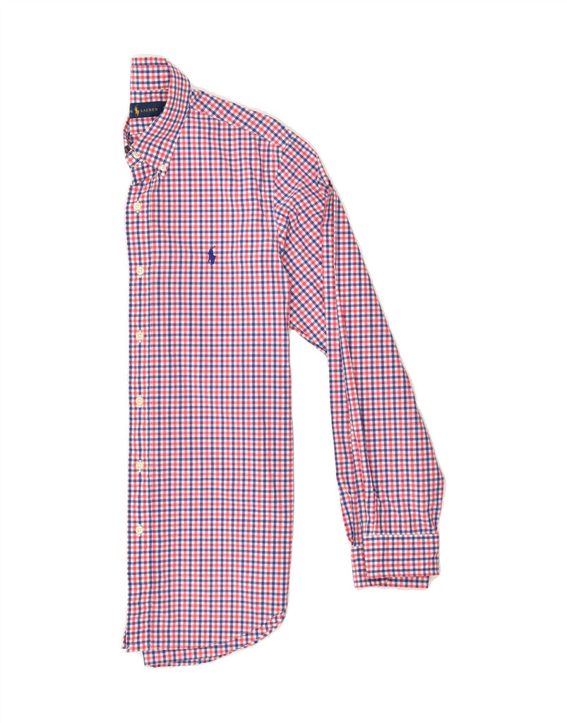 RALPH LAUREN Mens Shirt Small Red Check Cotton | Vintage Ralph Lauren | Thrift | Second-Hand Ralph Lauren | Used Clothing | Messina Hembry 