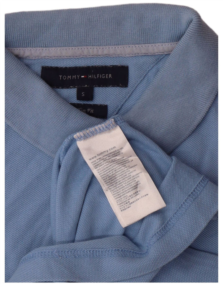 Tommy Hilfiger Mens Polo Shirt Small Blue Cotton