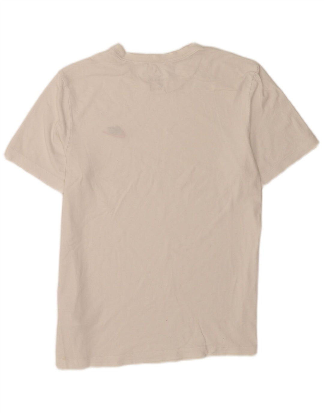 Nike Mens T-Shirt Top Medium White Cotton