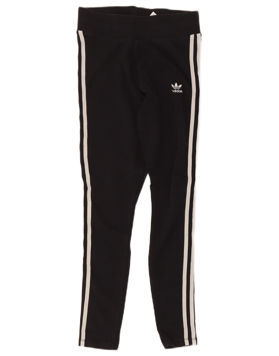 Adidas Womens Leggings UK 10 Small Black Cotton