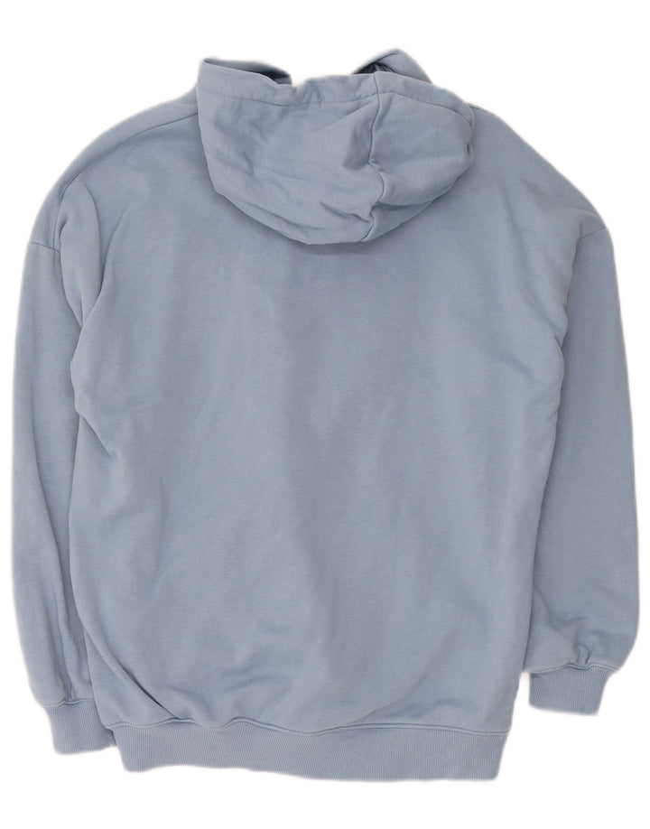 Marks & Spencer Boys Zip Hoodie Sweater 13-14 Years Blue Cotton