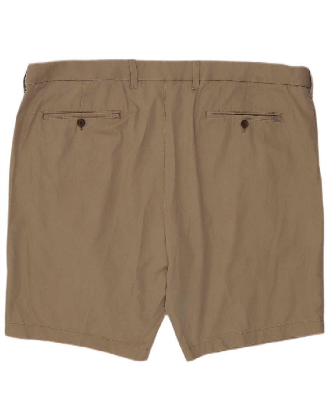 MARKS & SPENCER Mens Chino Shorts W44 2XL Beige Cotton