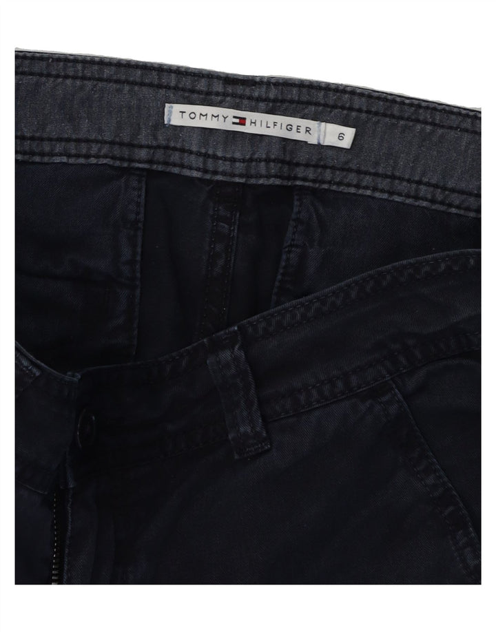TOMMY HILFIGER Womens Chino Trousers US 6 Medium W30 L32 Navy Blue Vintage Tommy Hilfiger and Second-Hand Tommy Hilfiger from Messina Hembry 