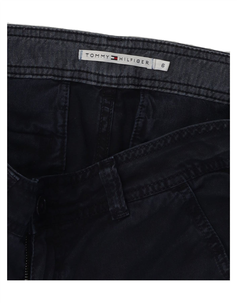 TOMMY HILFIGER Womens Chino Trousers US 6 Medium W30 L32 Navy Blue Vintage Tommy Hilfiger and Second-Hand Tommy Hilfiger from Messina Hembry 