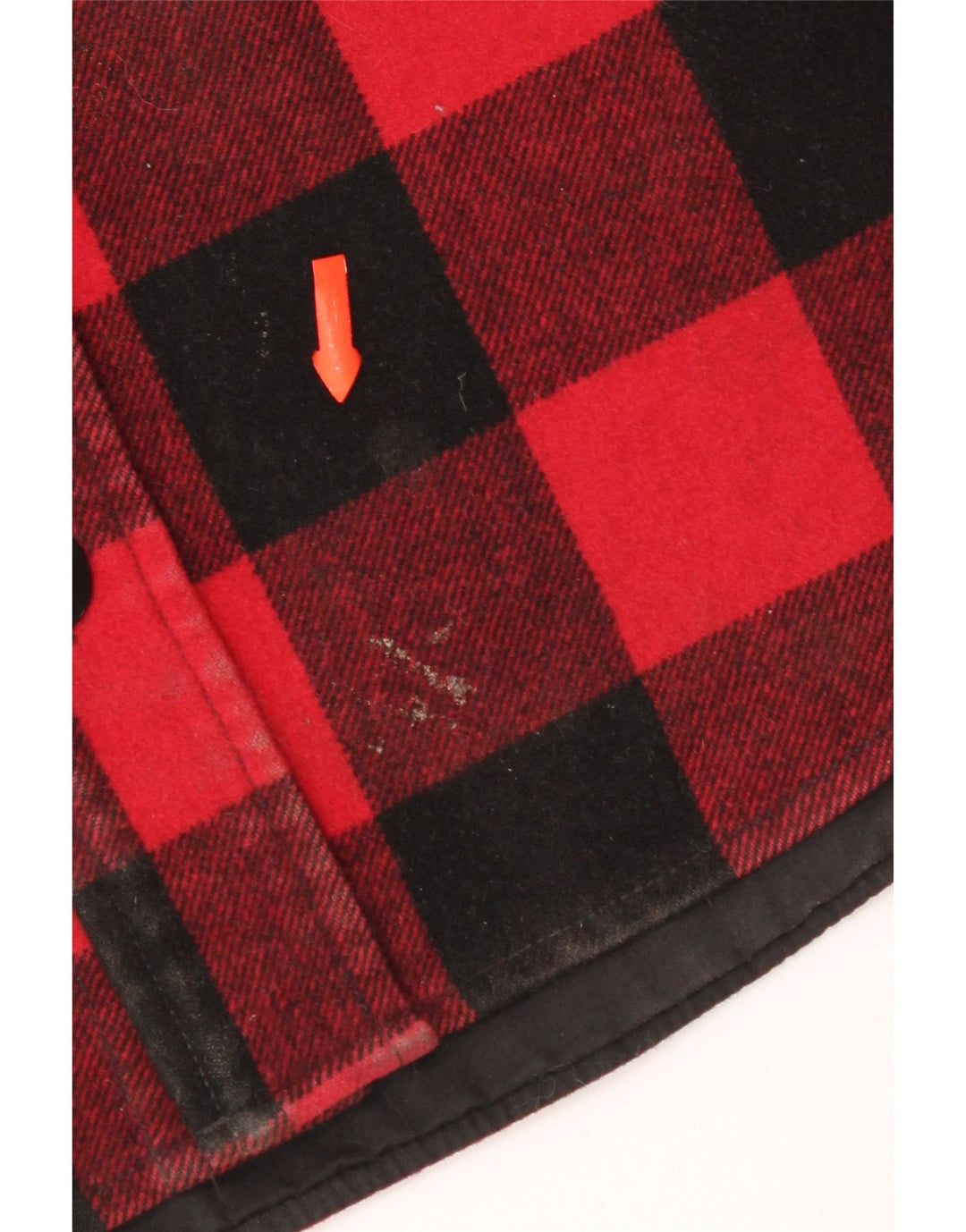 Nike Mens Lumberjack Flannel Shirt XL Red Gingham Wool
