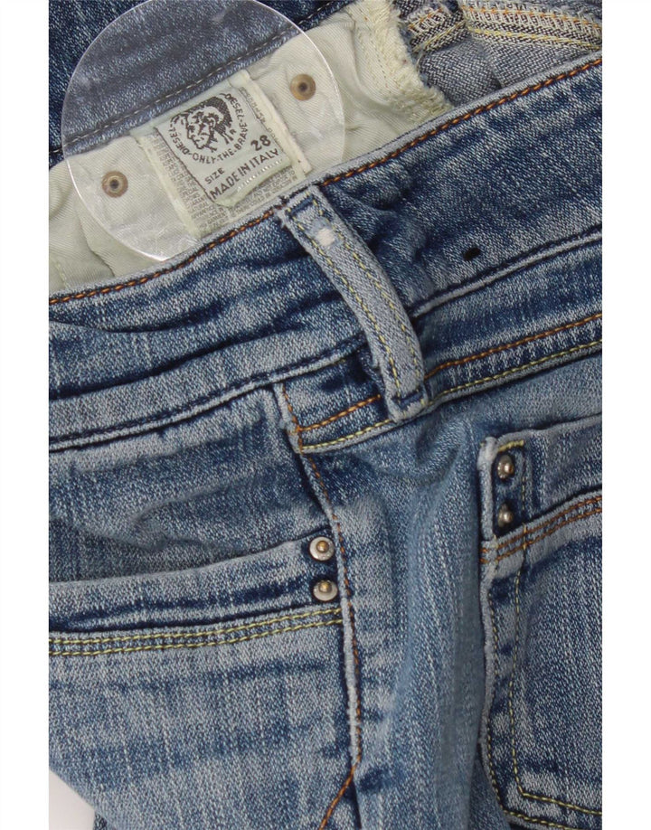 Diesel Womens Bootcut Jeans W28 L28 Blue Cotton