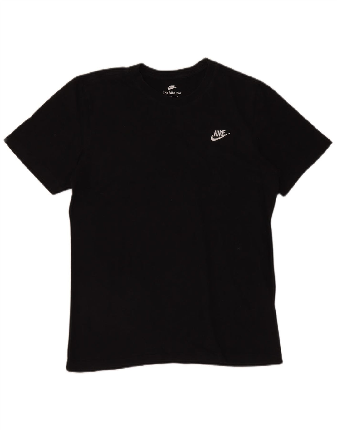 NIKE Mens T-Shirt Top Medium Black Cotton