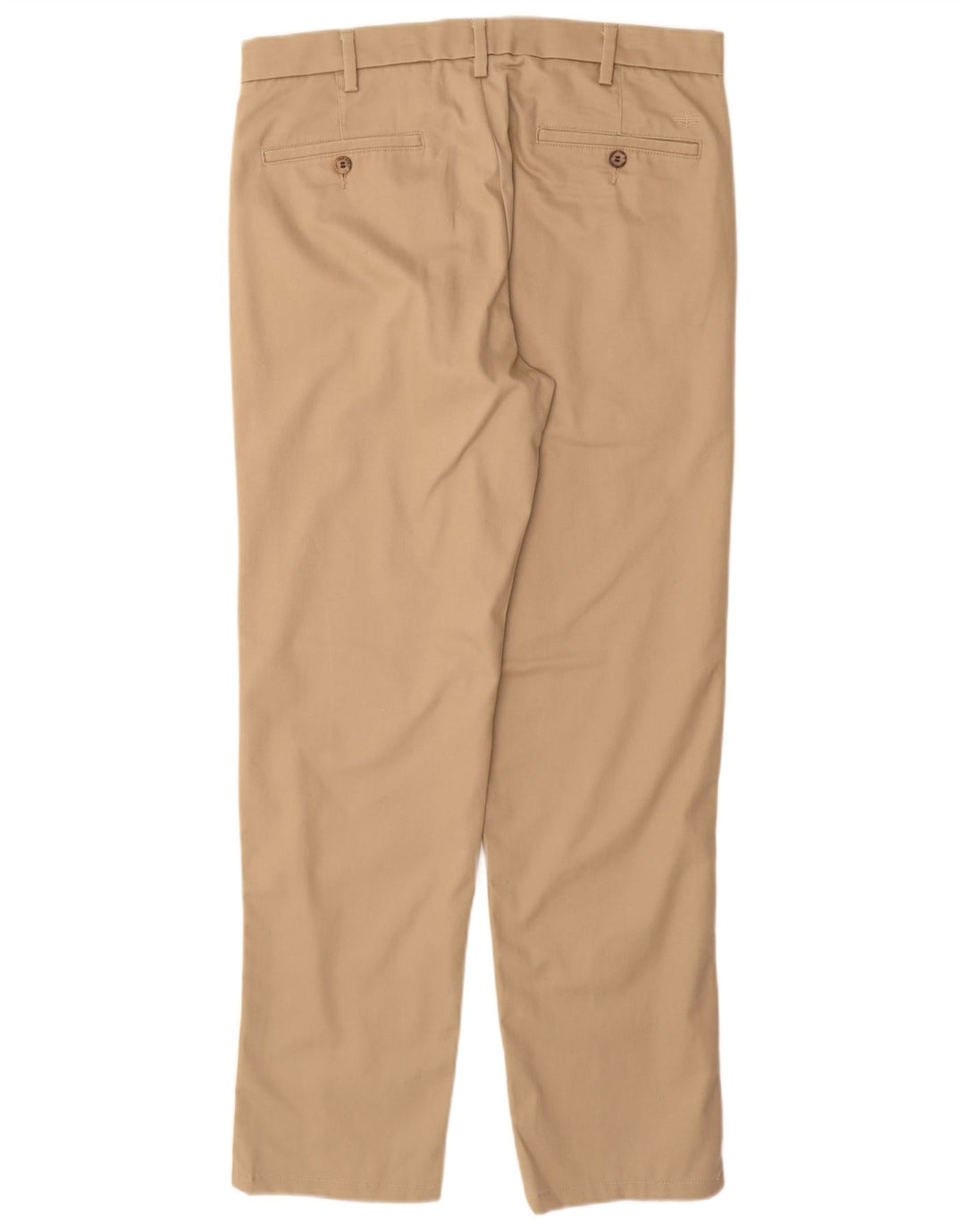 DOCKERS Mens Slim Fit Chino Trousers W32 L30 Beige Cotton