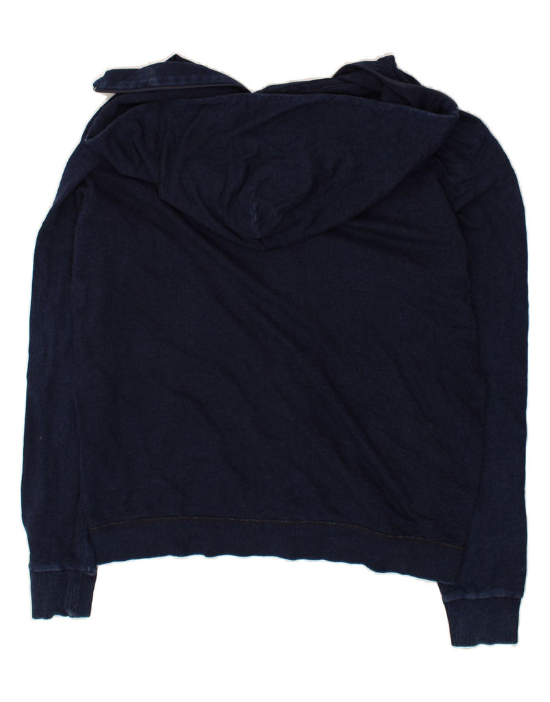 G-STAR Mens Zip Hoodie Sweater 2XL Navy Blue Cotton | Vintage G-Star | Thrift | Second-Hand G-Star | Used Clothing | Messina Hembry 