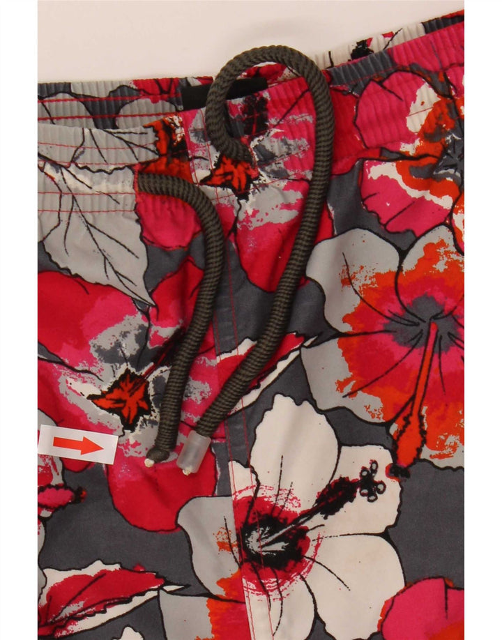 Hugo Boss Mens Swimming Shorts Large Red Floral