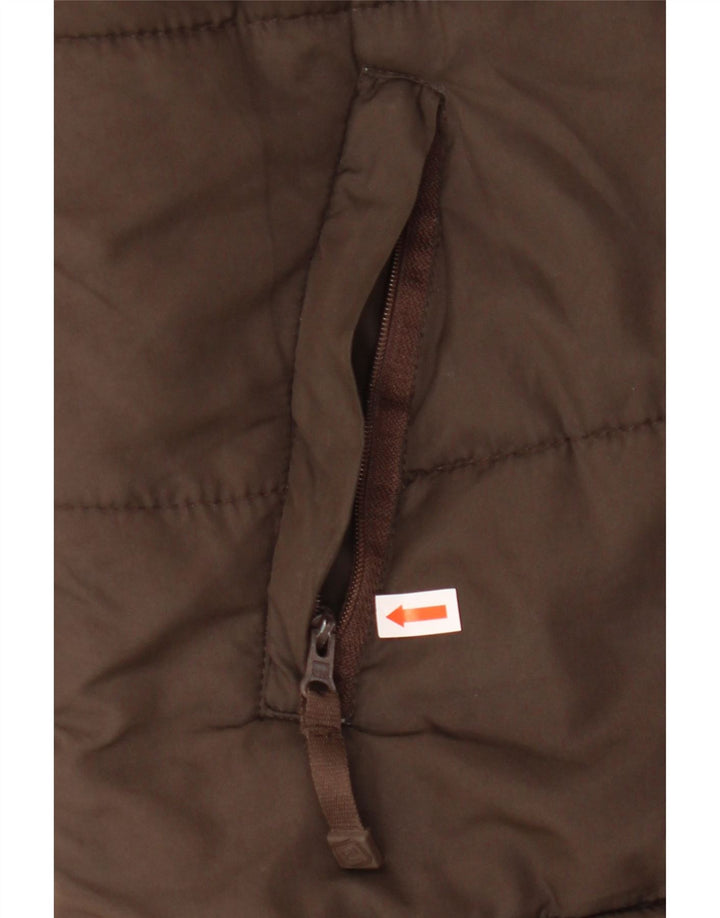 Mountain Essentials Womens Padded Gilet UK 12 Medium Brown Polyester