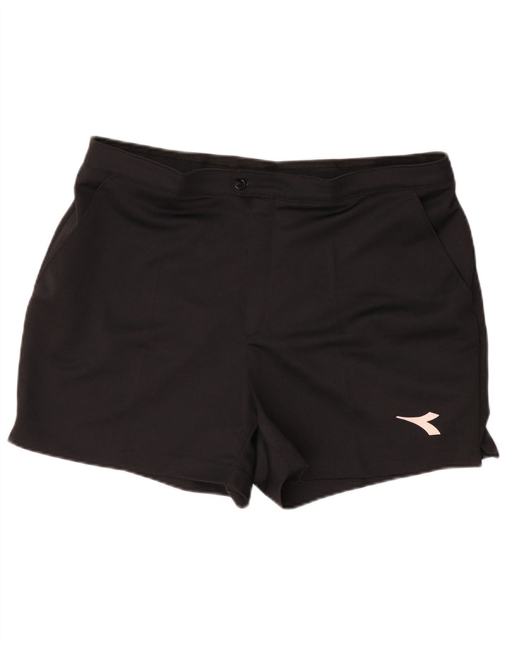 DIADORA Mens Chino Shorts XL W38 Black Polyester