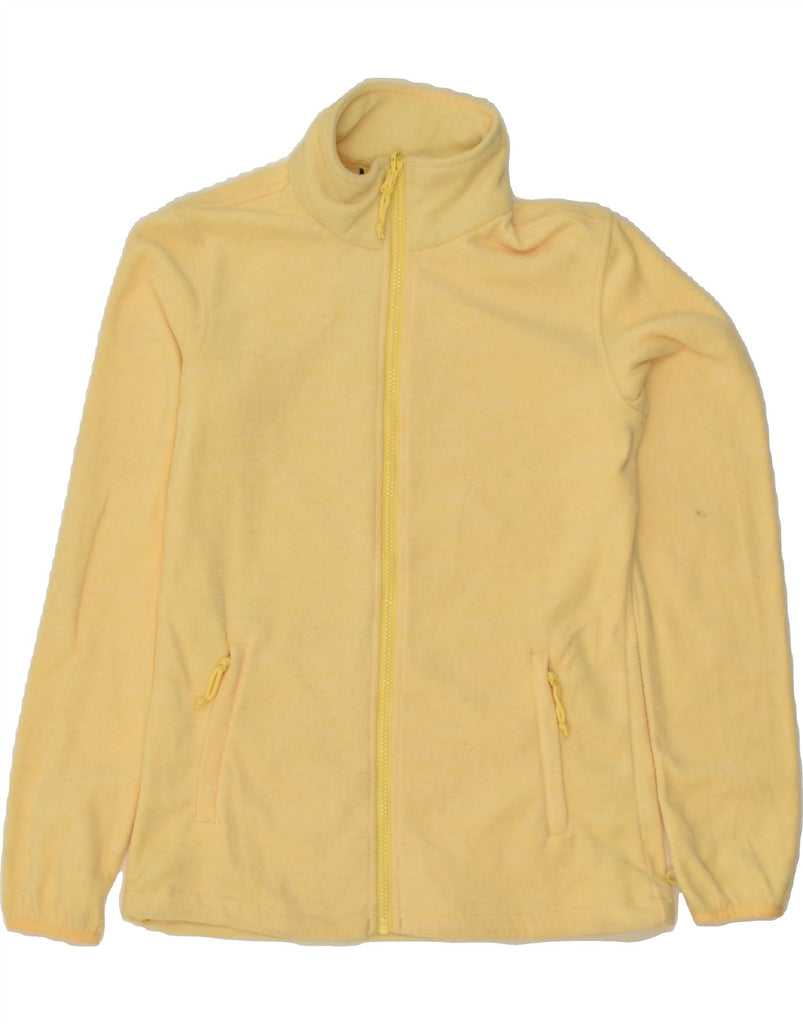 MOUNTAIN WAREHOUSE Womens Tracksuit Top Jacket UK 8 Small Yellow Polyester | Vintage Mountain Warehouse | Thrift | Second-Hand Mountain Warehouse | Used Clothing | Messina Hembry 