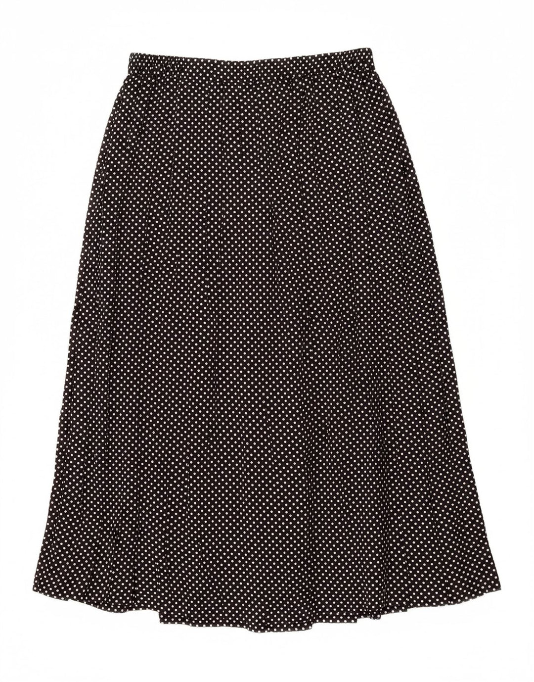 VINTAGE Womens Pleated Skirt EU 40 Medium W30  Black Polka Dot Vintage Vintage and Second-Hand Vintage from Messina Hembry 