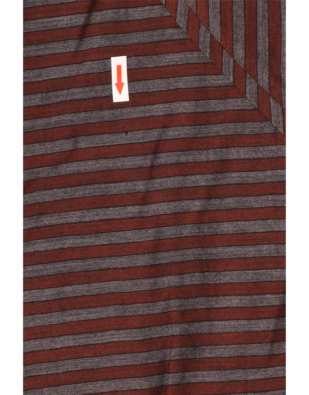 Vintage Womens Blouse Top IT 40 Small Brown Striped