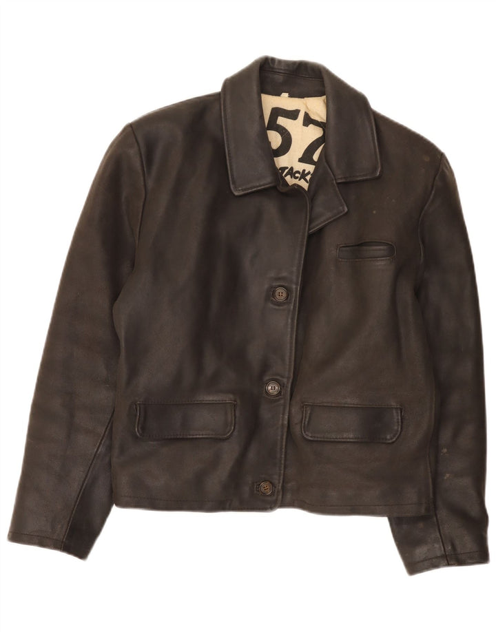 Legendary Jacket 1957 Womens Leather Jacket UK 16 Large Brown