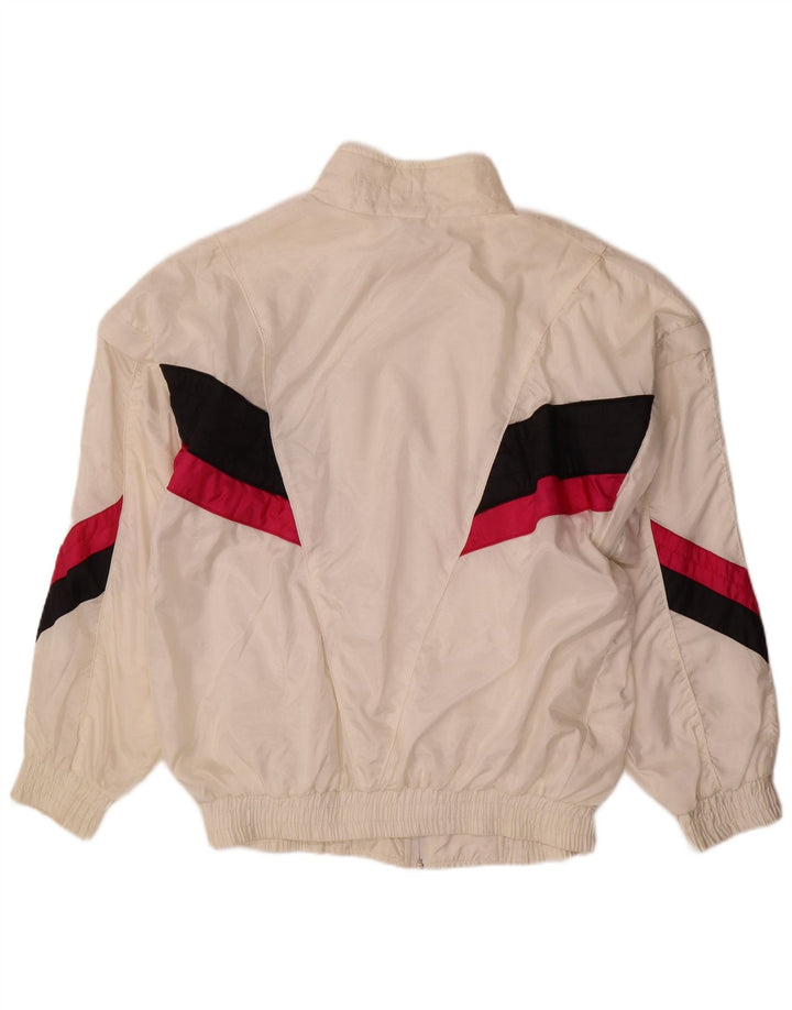 Pandora Mens Tracksuit Top Jacket Large White Colourblock Polyamide