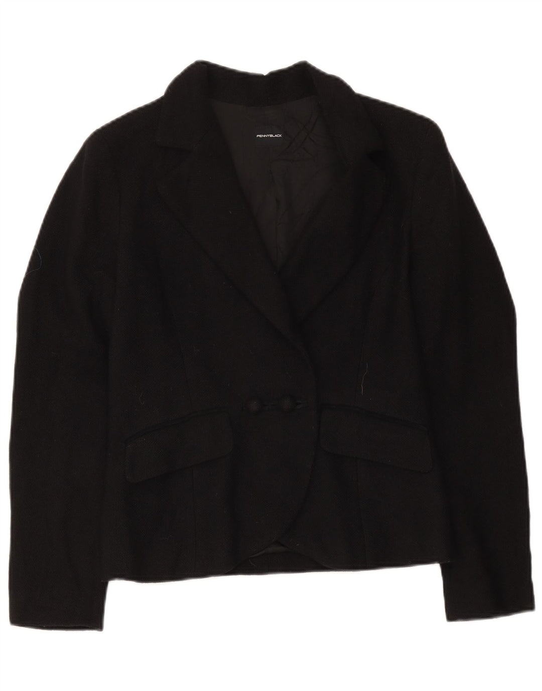 Penny Black Womens Double Breasted Blazer Jacket UK 12 Medium Cotton