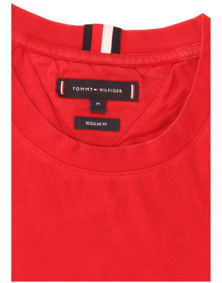 Tommy Hilfiger Mens Regular Fit T-Shirt Top Medium Red