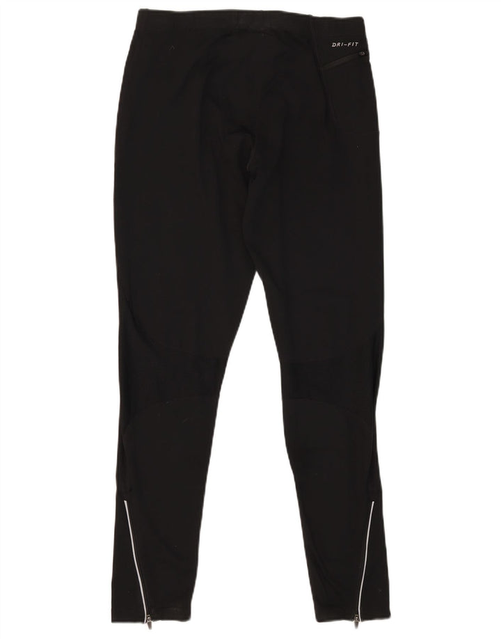 Nike Womens Dri Fit Leggings UK 18 XL Black Polyester