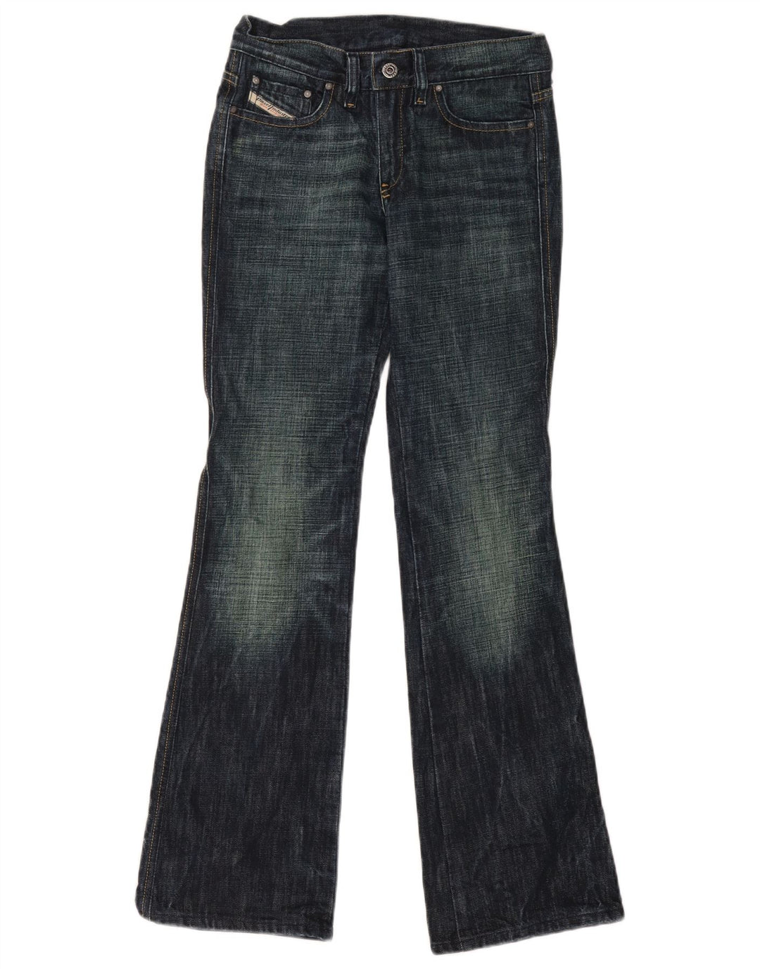 Diesel Womens Bootcut Jeans W26 L31 Navy Blue Cotton