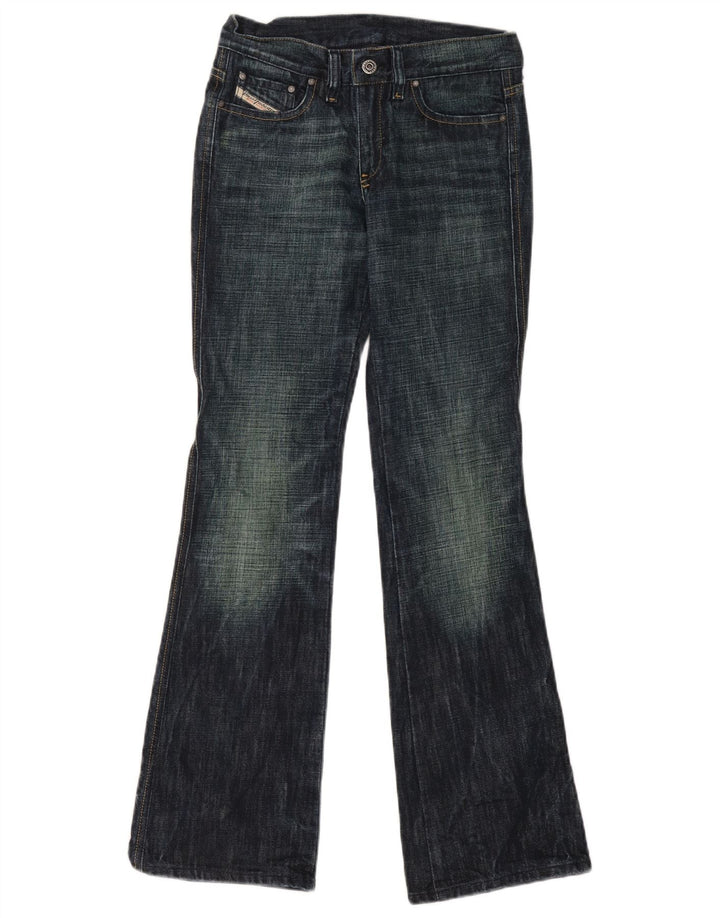Diesel Womens Bootcut Jeans W26 L31 Navy Blue Cotton