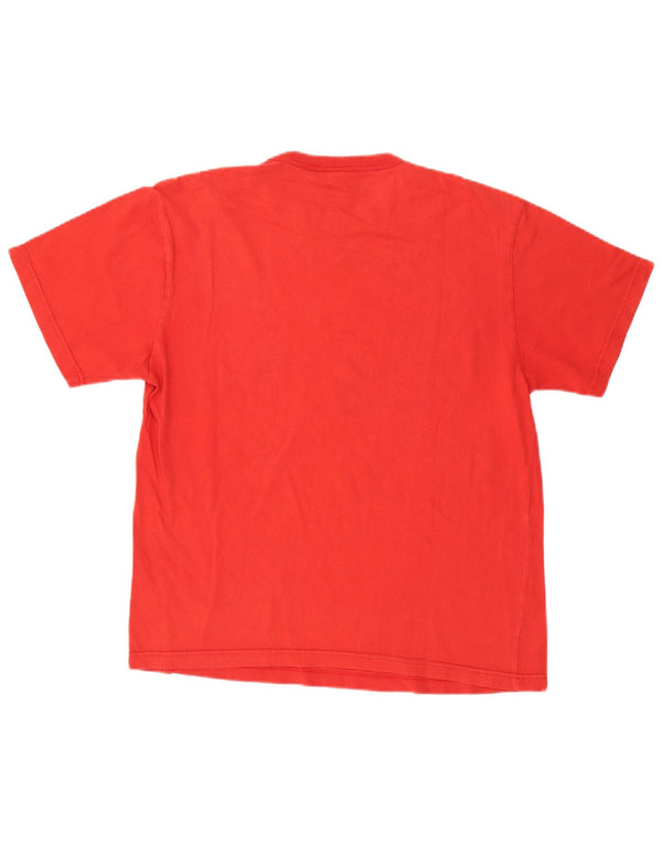 Ellesse Mens Graphic T-Shirt Top Large Red Cotton