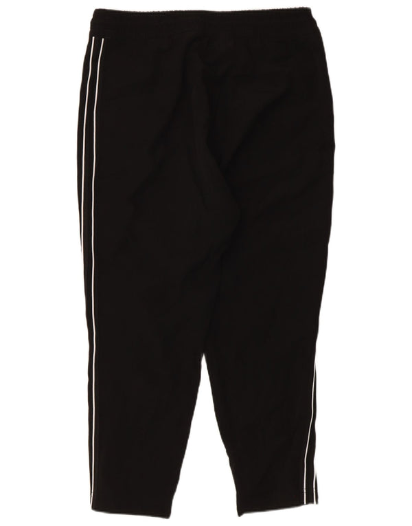 Adidas Womens Crop Tracksuit Trousers UK 14 Medium Black Polyester
