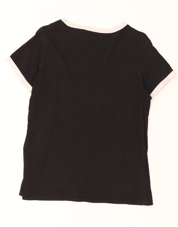 Levi's Womens T-Shirt Top UK 14 Medium Black Colourblock