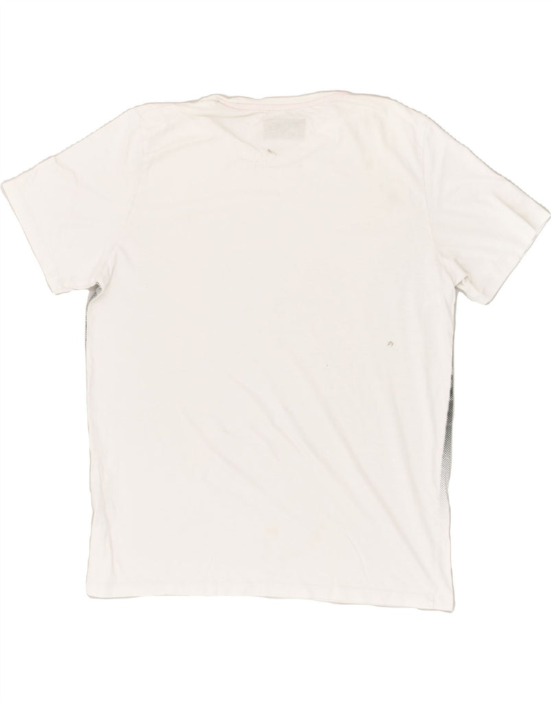 JACK & JONES Mens Slim Graphic T-Shirt Top 2XL White Cotton | Vintage Jack & Jones | Thrift | Second-Hand Jack & Jones | Used Clothing | Messina Hembry 