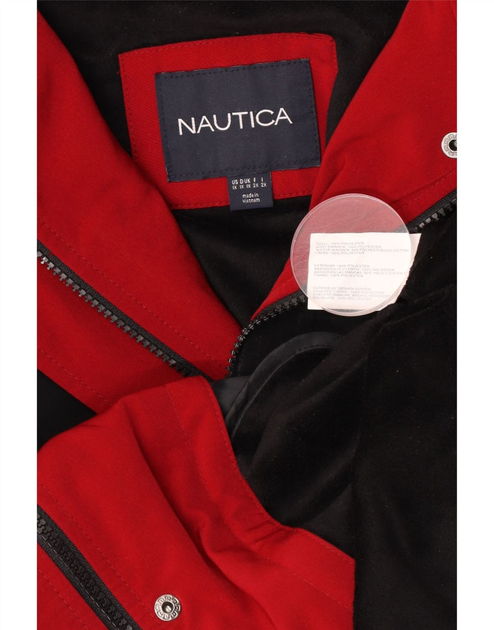 Nautica Womens Oversized Bomber Jacket UK 18 XL Black Polyester