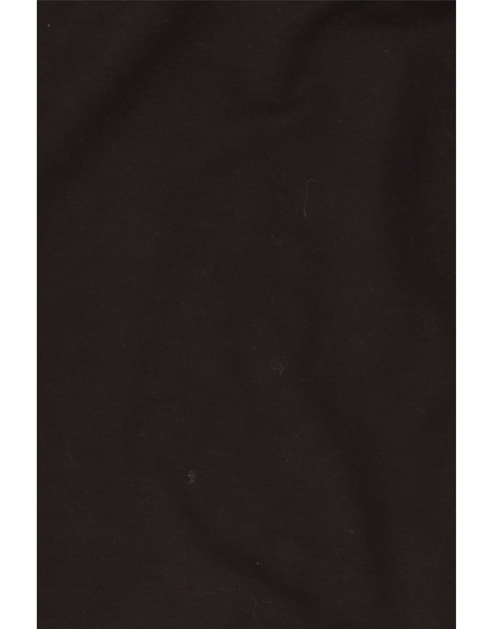 PUMA Womens Crop Oversized Hoodie Jumper UK 10 Small Black Polyester