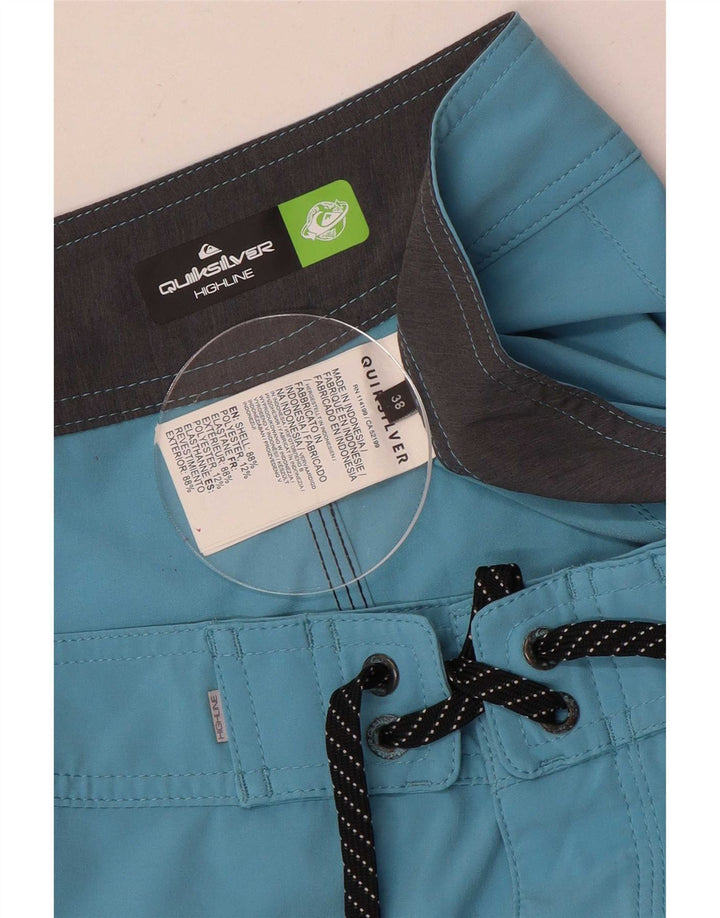 Quiksilver Mens Swimming Shorts XL Blue Polyester