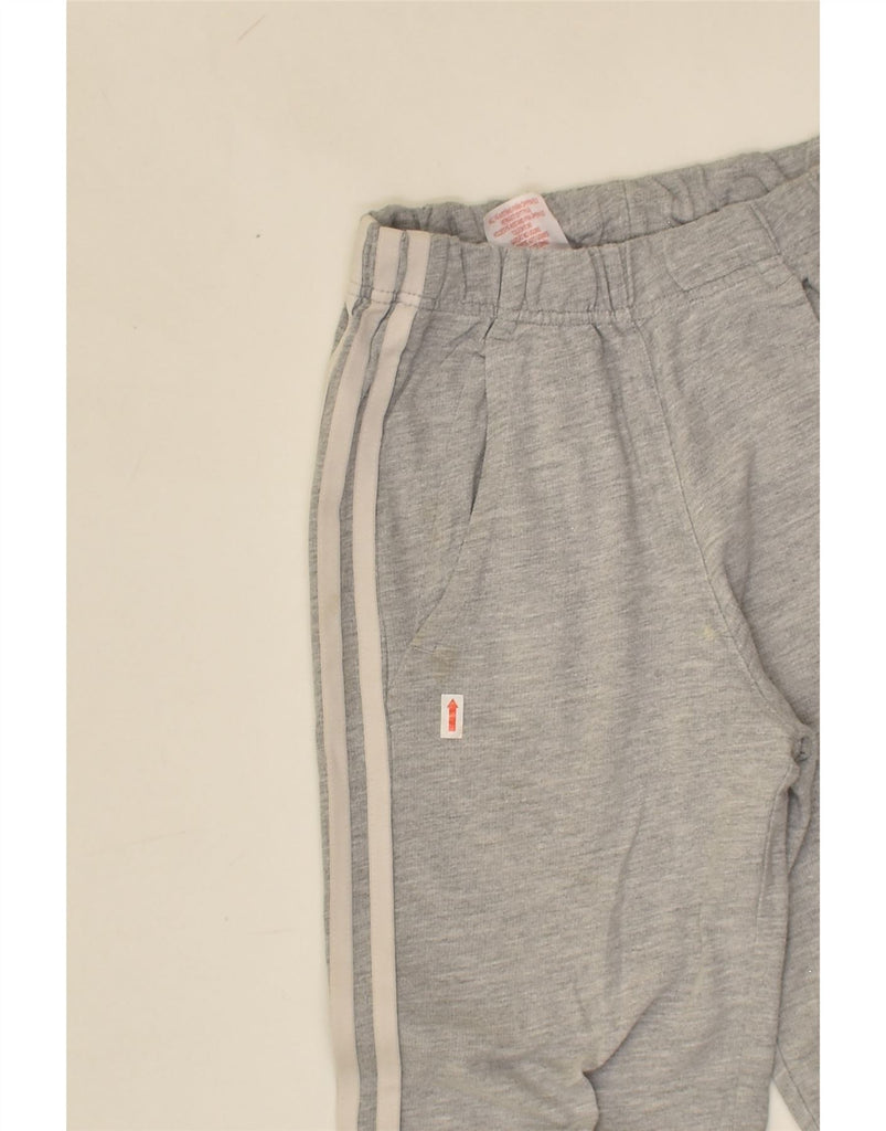 ADIDAS Girls Tracksuit Trousers Joggers 9-10 Years Grey Cotton | Vintage Adidas | Thrift | Second-Hand Adidas | Used Clothing | Messina Hembry 