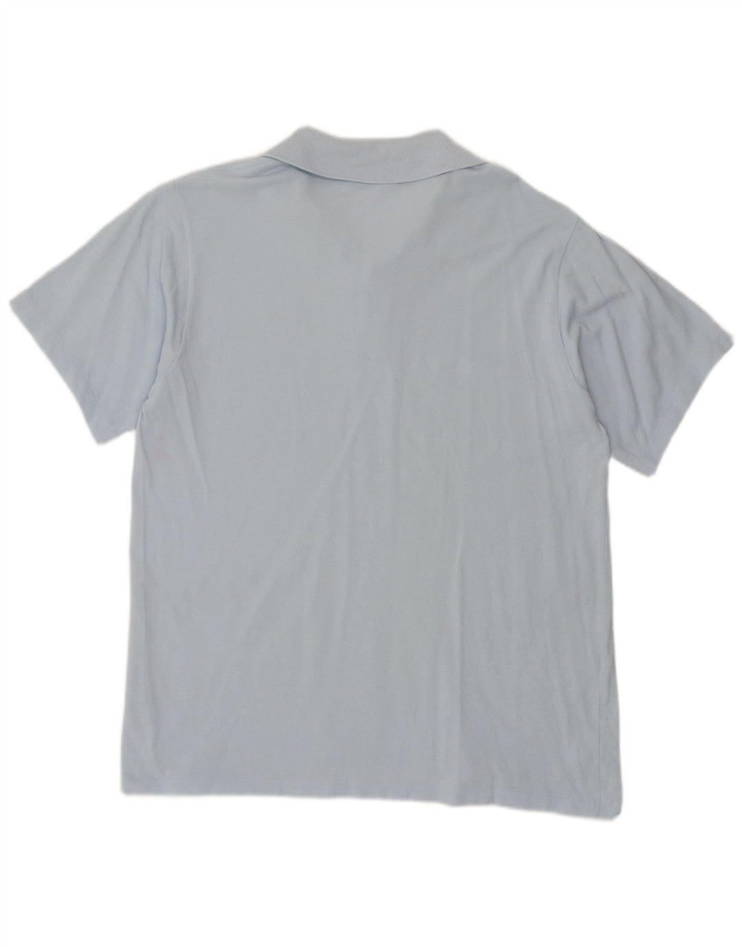 Lacoste Mens Polo Shirt Size 4 Medium Blue Cotton